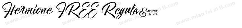 Hermione FREE Regula字体转换